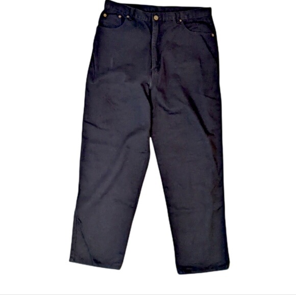 VINTAGE Huntington Ridge high waisted black jeans sz 18 - Picture 3 of 8